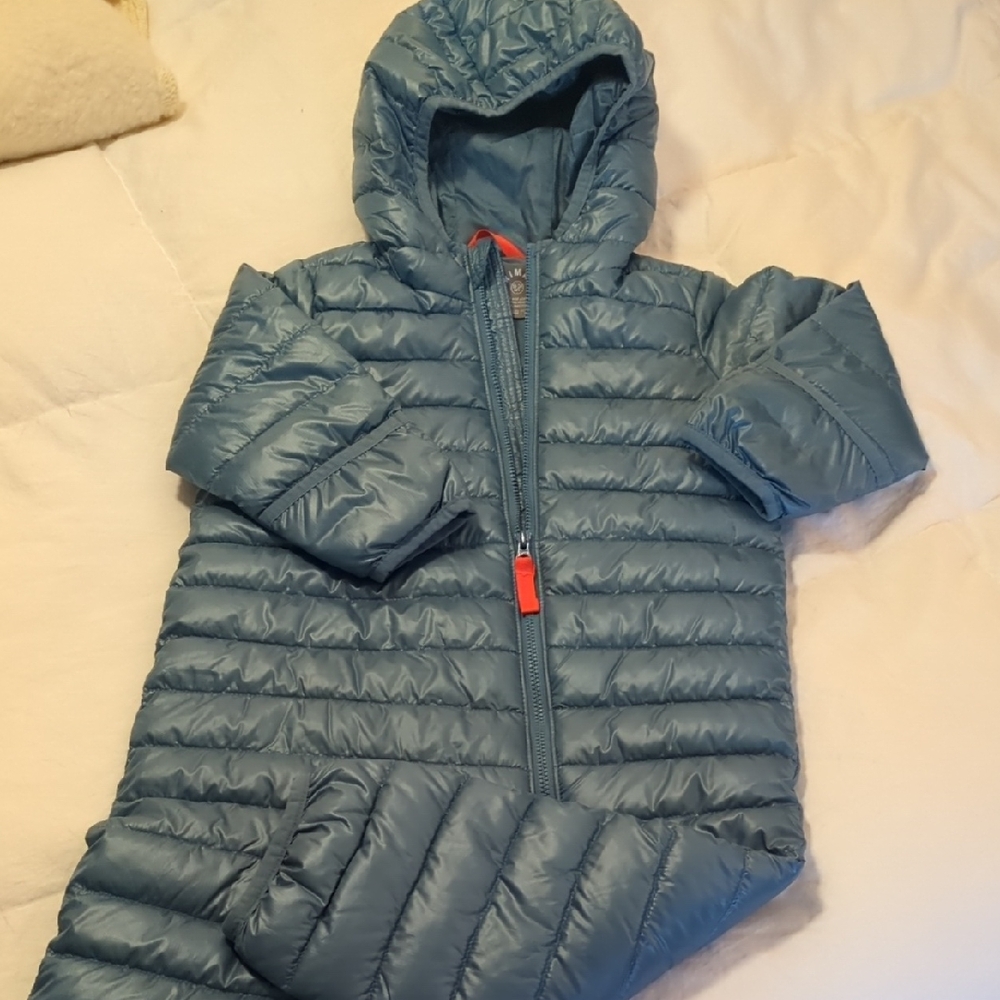Primary Blue Kids Puffer Jacket